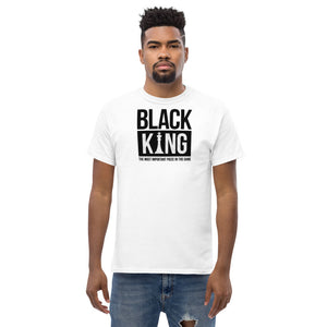 Men's  Black King heavyweight tee