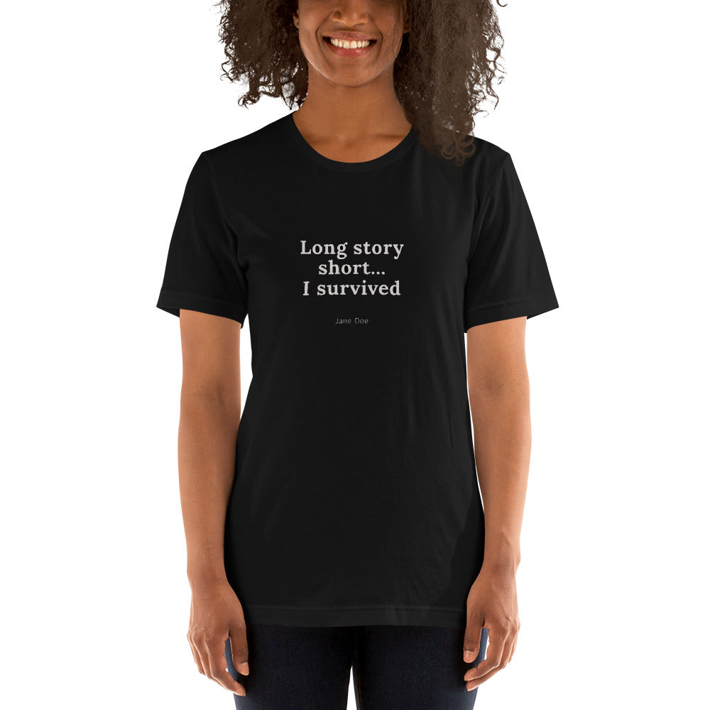 Long Story Short-Sleeve Unisex T-Shirt