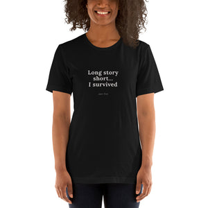 Long Story Short-Sleeve Unisex T-Shirt